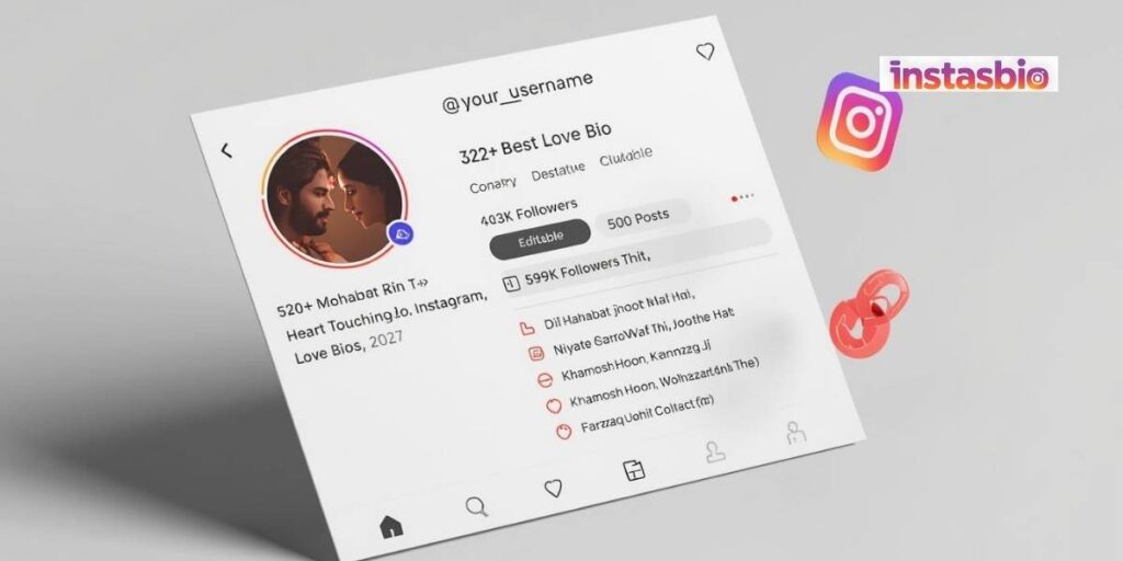 320+ Best Love Bio for Instagram: Heart Touching Love Bios (2027)